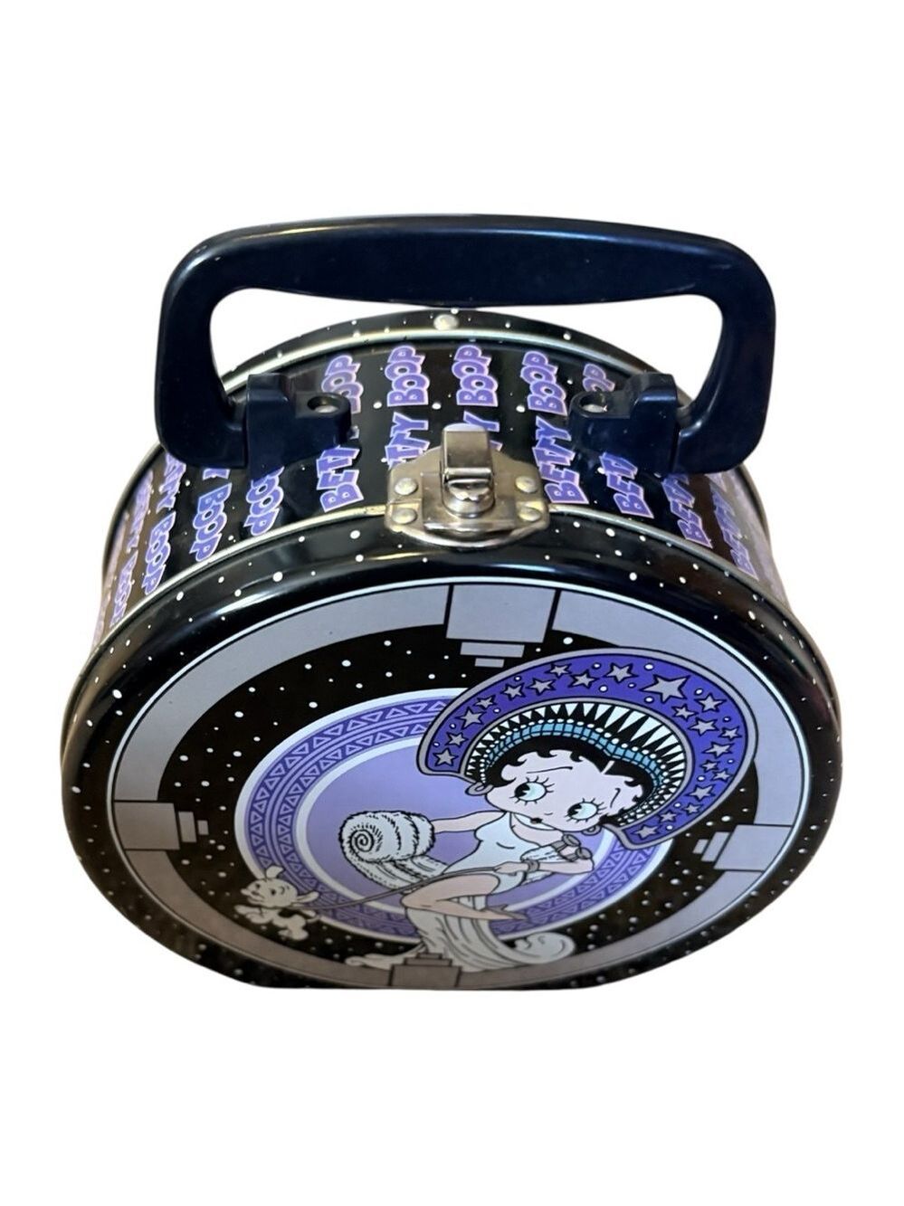 Betty Boop Round Lunchbox/Purse with Handle